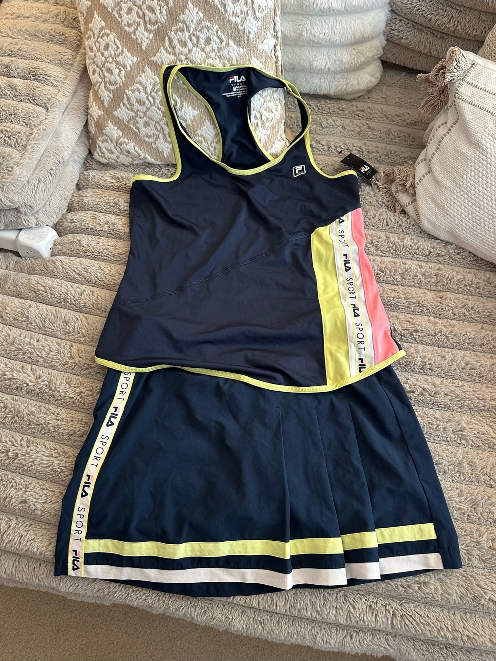 Fila Sport Racerback Tank and Skort Set